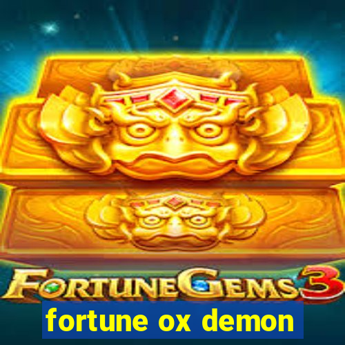 fortune ox demon